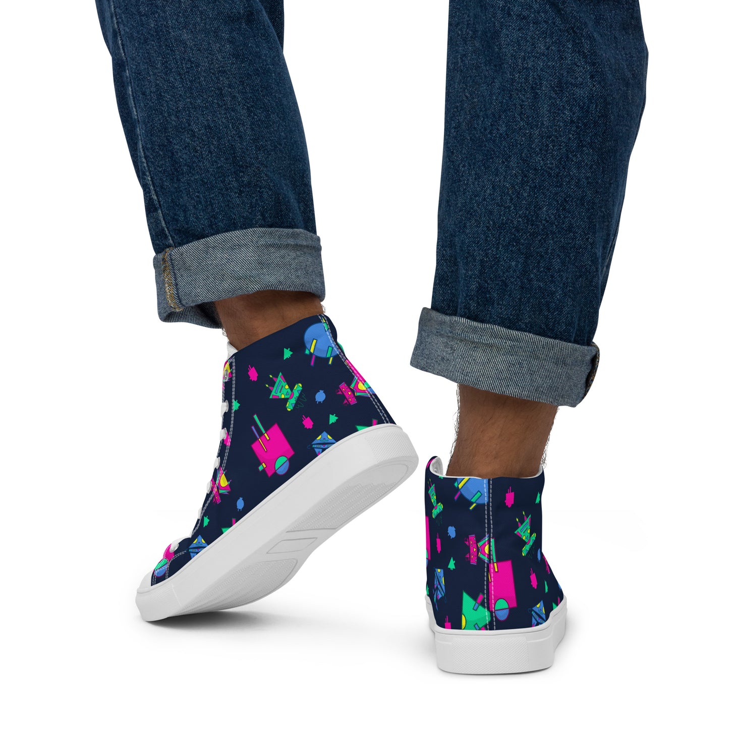 Robo high top : Navy (Men's)