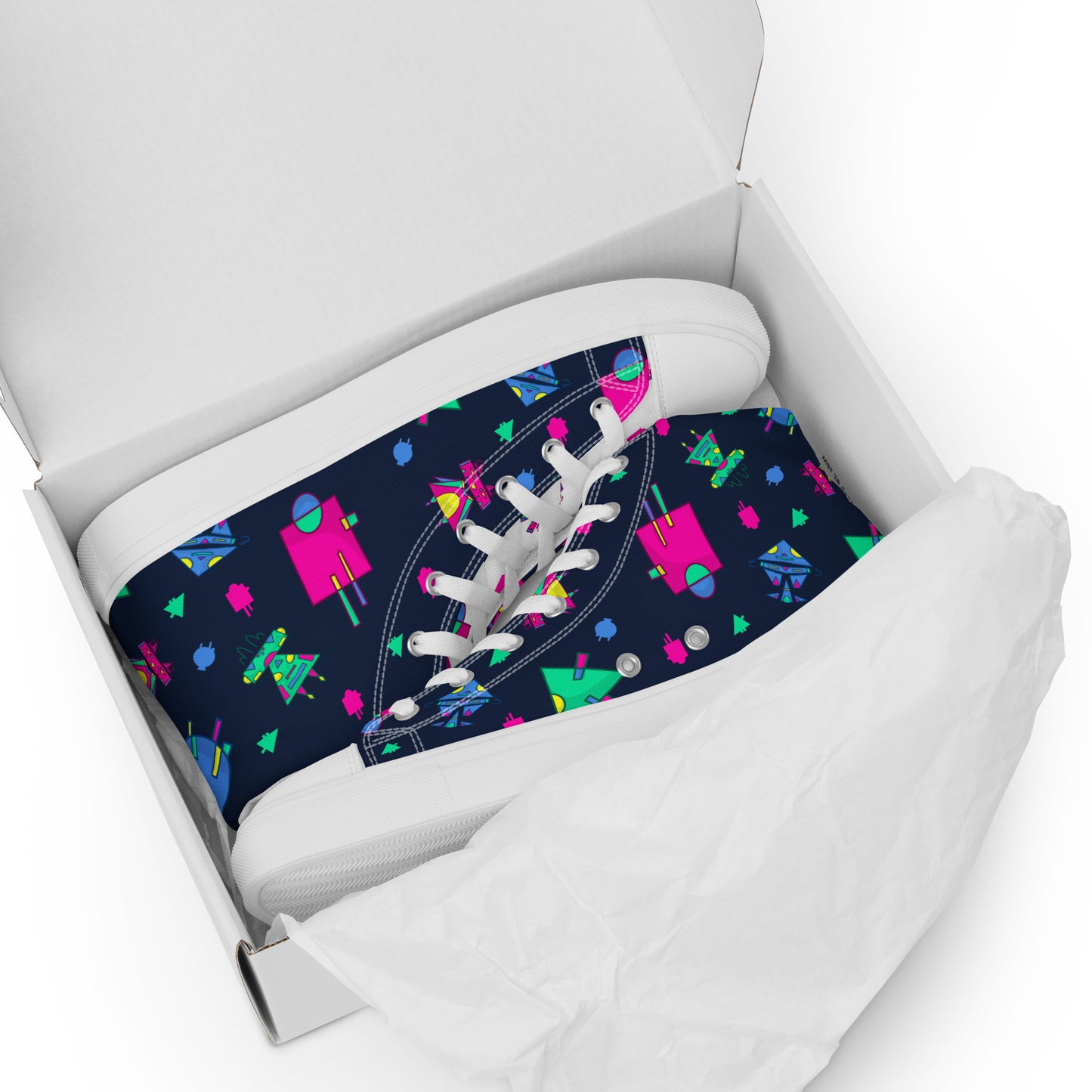 Robo high top : Navy (Men's)