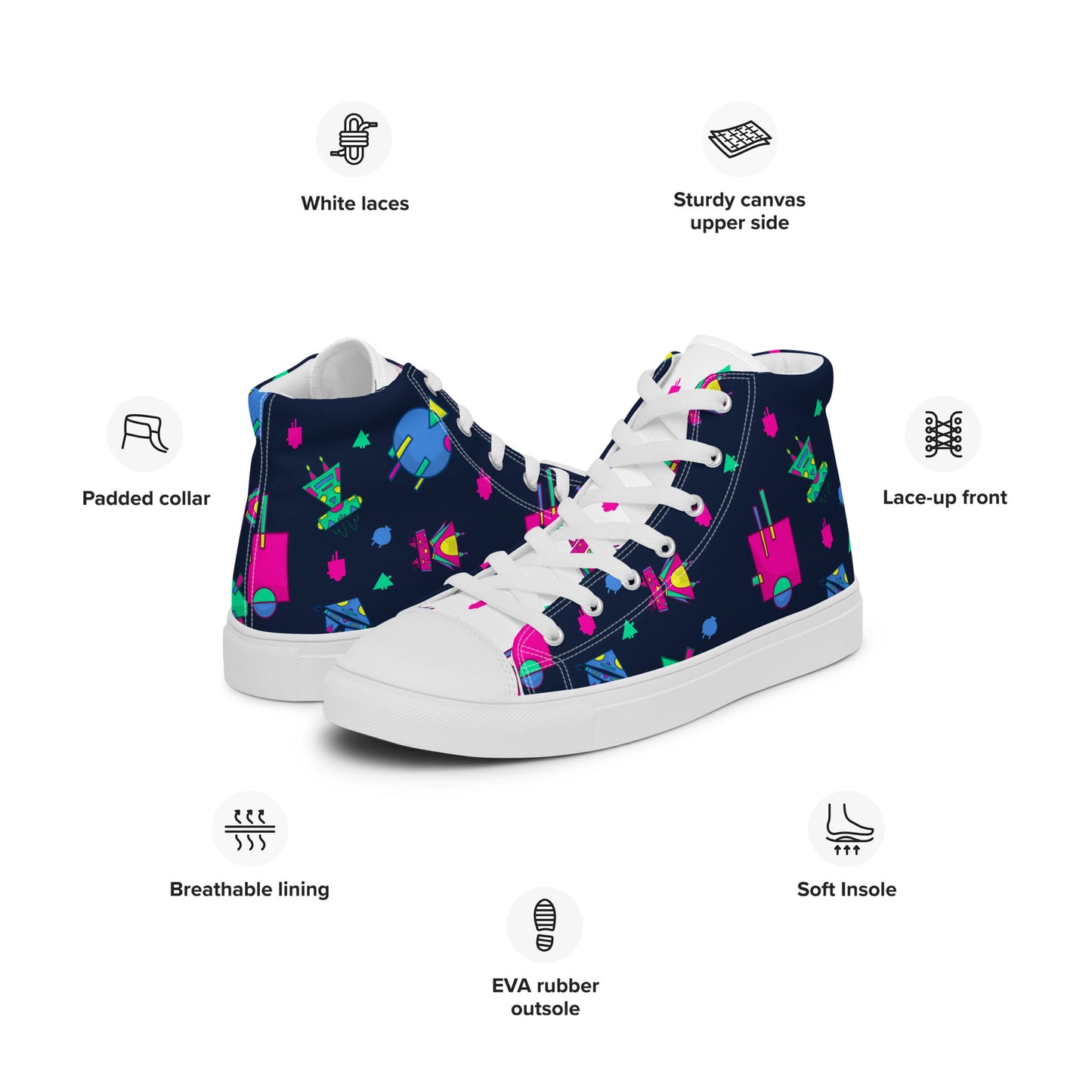 Robo high top : Navy (Men's)