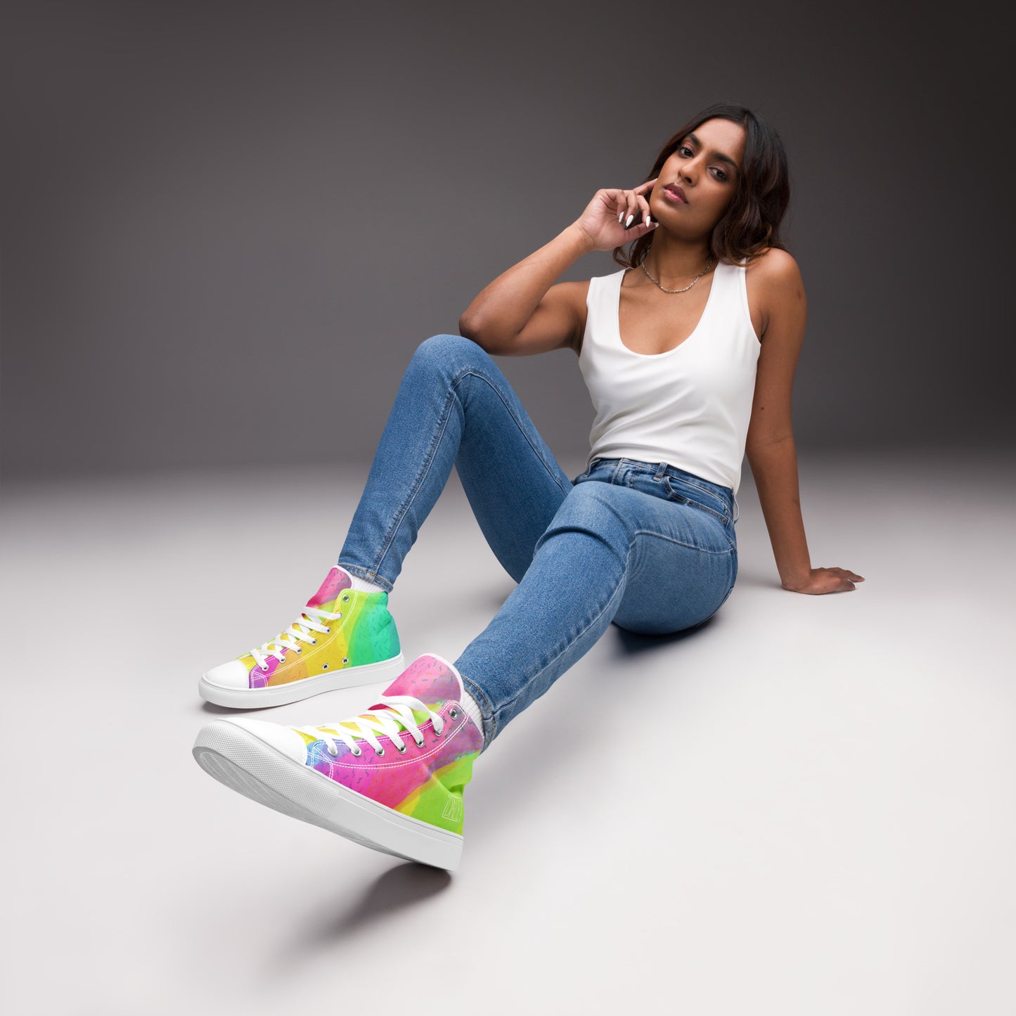 Rainbow 2 high tops (Women's)